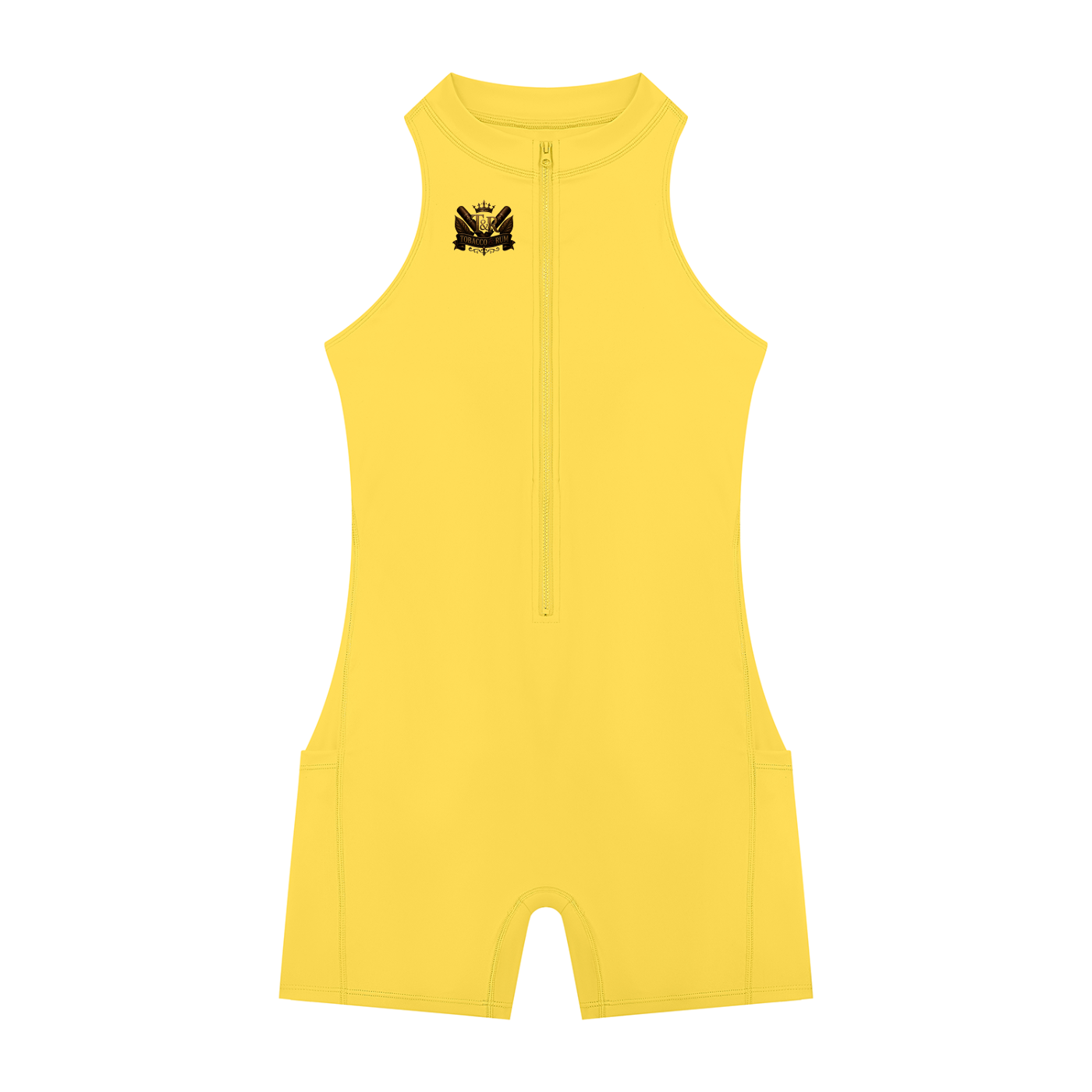 Women’s Quarter-Zip Yoga Romper
