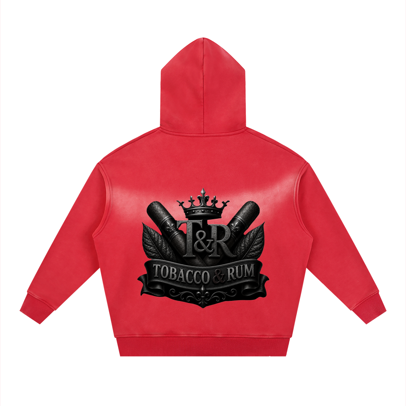 Sunfade Two-way Zipper Boxy Fleece Hoodie