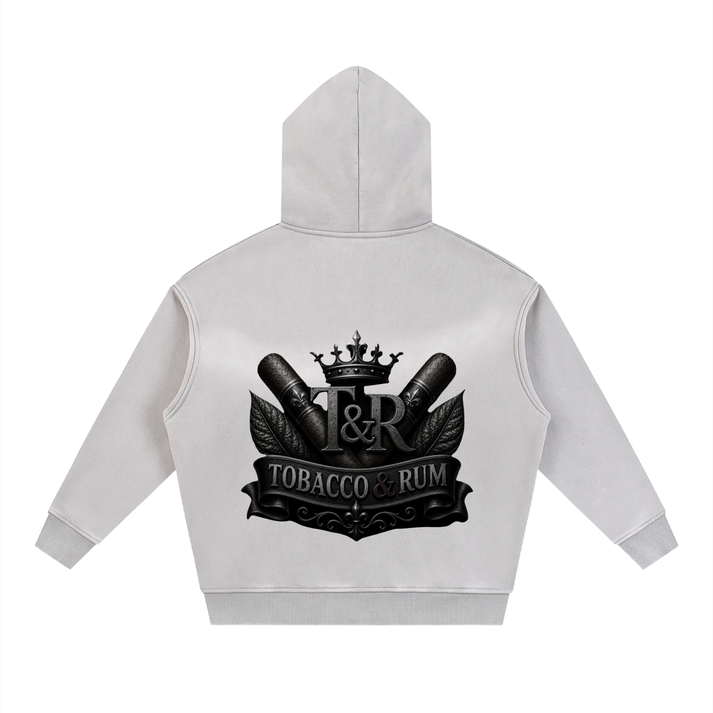 Sunfade Two-way Zipper Boxy Fleece Hoodie