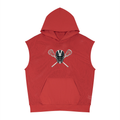 Unisex Panel Mesh Sleeveless Hoodie