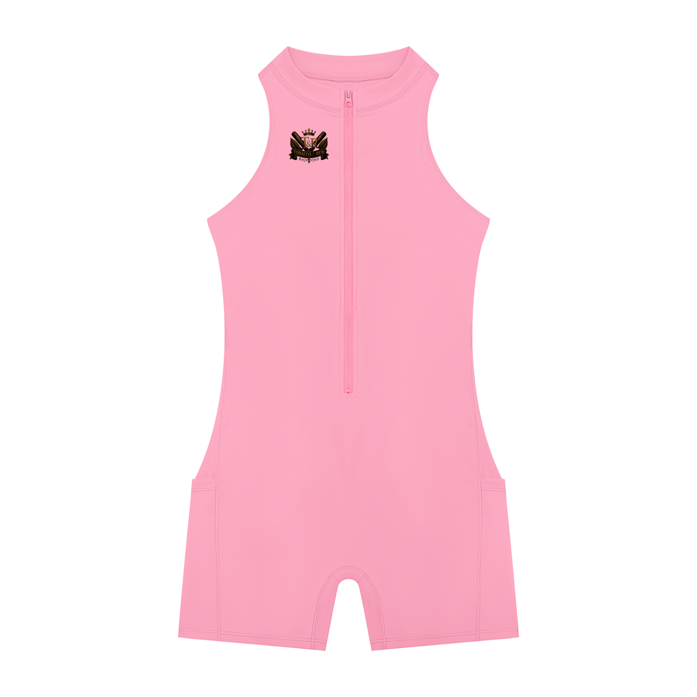Women’s Quarter-Zip Yoga Romper