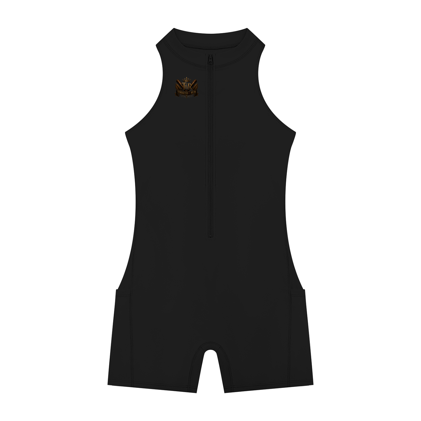 Women’s Quarter-Zip Yoga Romper