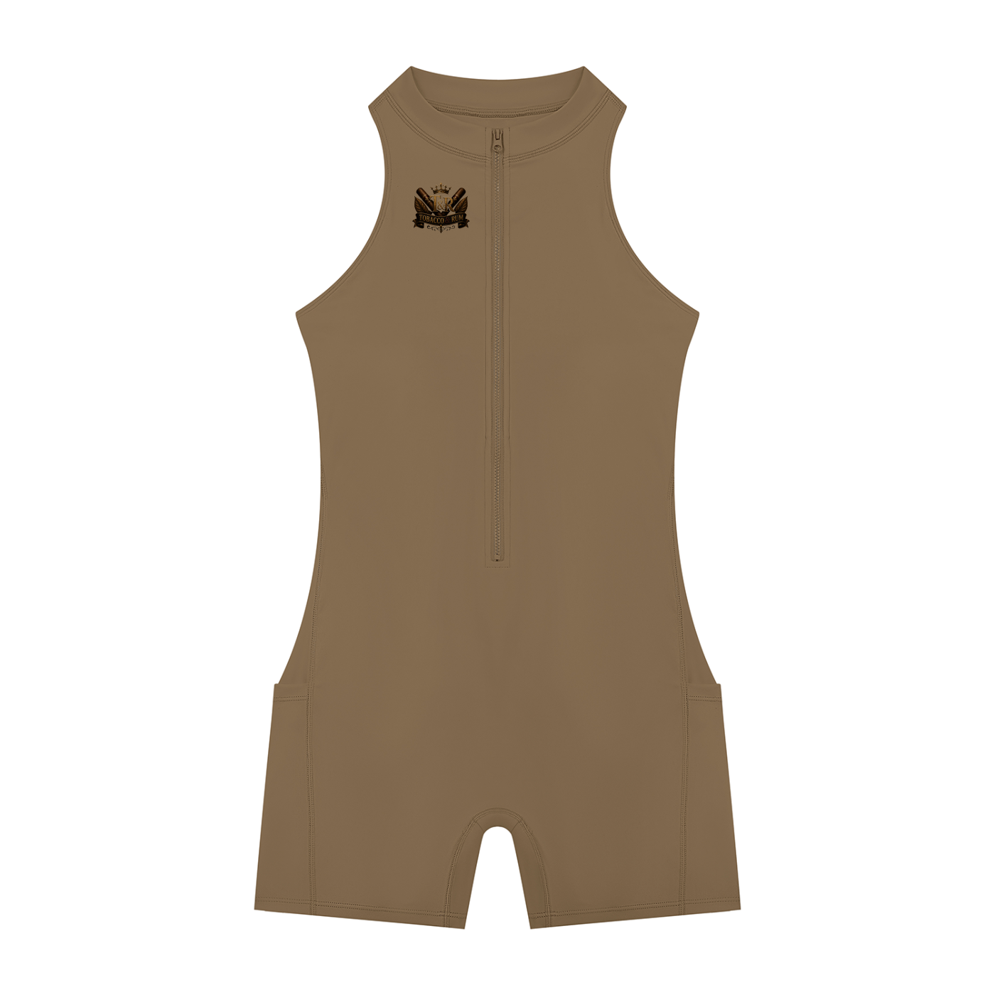 Women’s Quarter-Zip Yoga Romper